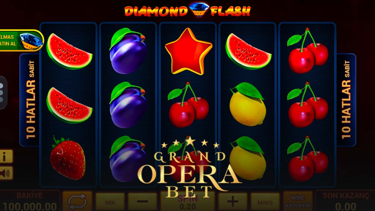 Grand Opera Bet Diamond Flash oyunu