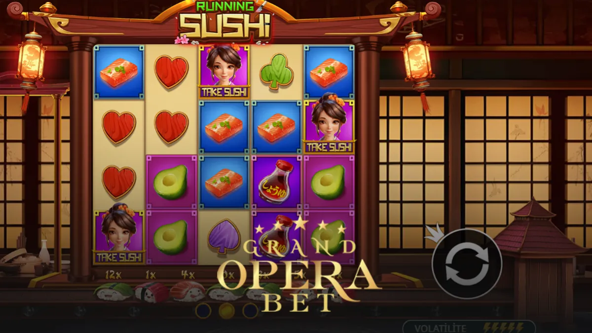 Grandoperabet Running Sushi oyunu